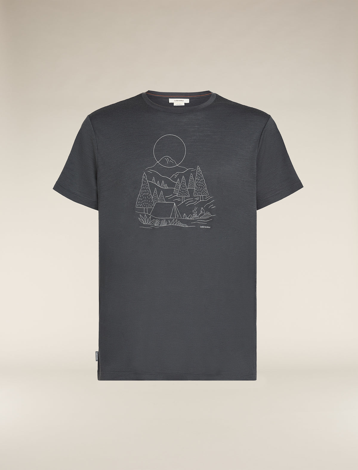 Men’s Merino 150 Tech Lite III T-Shirt Sunset Camp Obsidian - 6