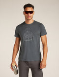 Men’s Merino 150 Tech Lite III T-Shirt Sunset Camp Obsidian - 4