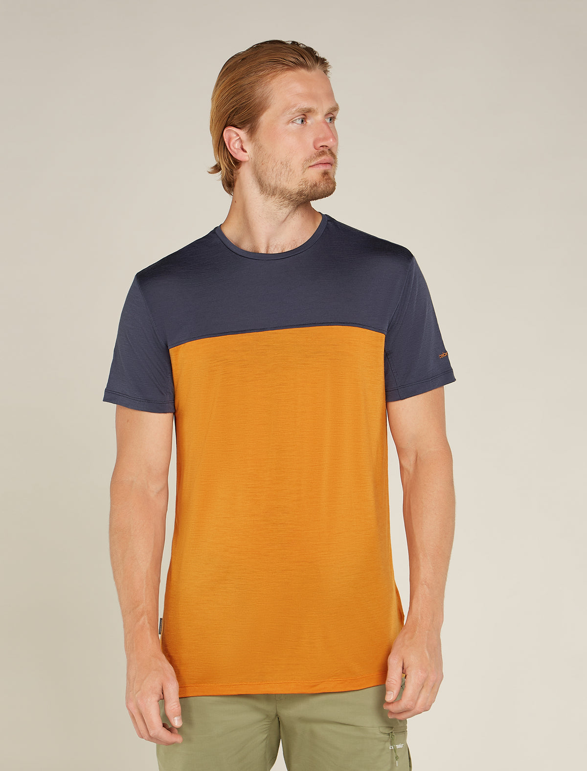 Men’s Merino Blend 125 Cool-Lite™ Sphere Short Sleeve T-Shirt Colour Block Ray/Graphite - 1