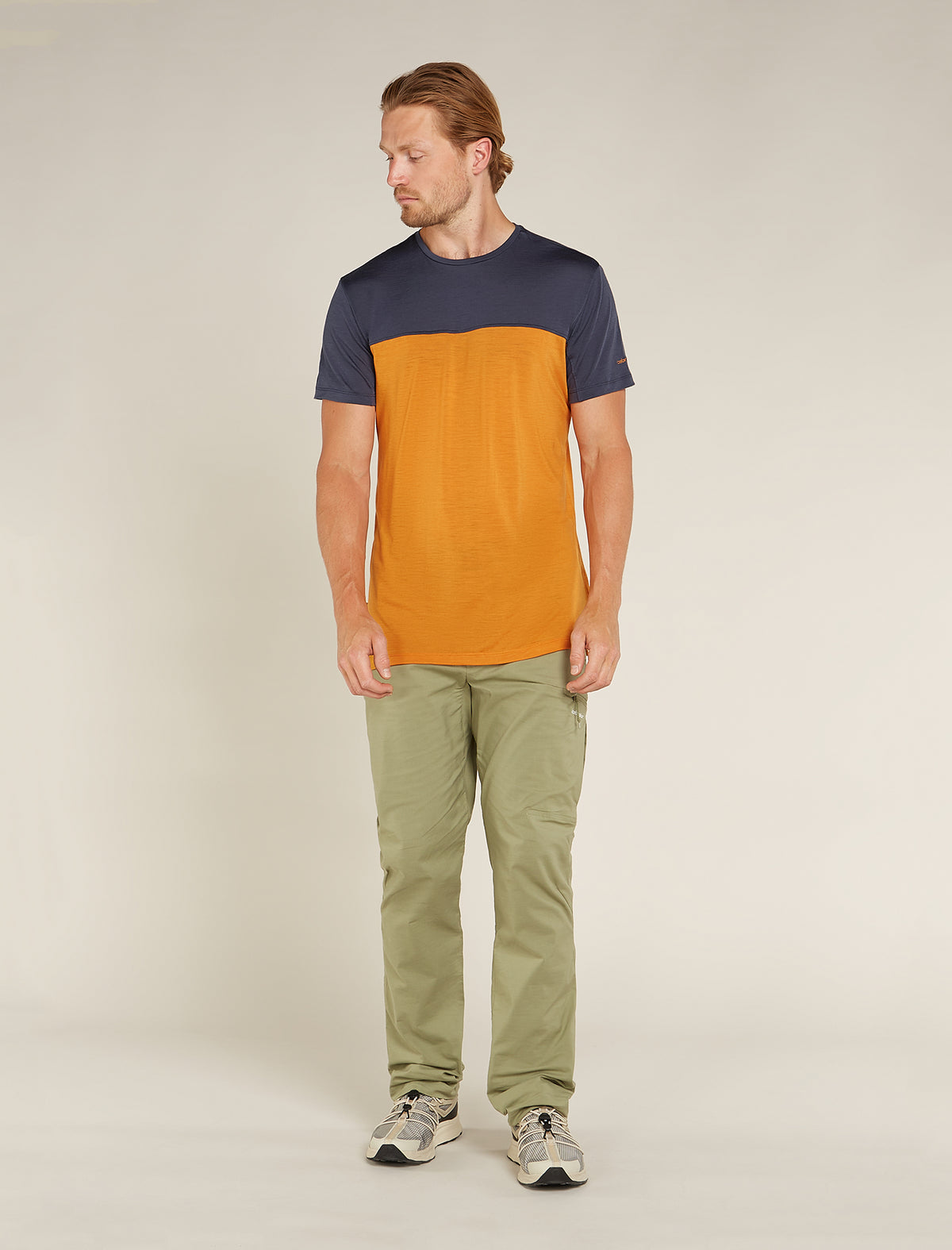 Men’s Merino Blend 125 Cool-Lite™ Sphere Short Sleeve T-Shirt Colour Block Ray/Graphite - 3