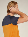 Men’s Merino Blend 125 Cool-Lite™ Sphere Short Sleeve T-Shirt Colour Block Ray/Graphite - 5