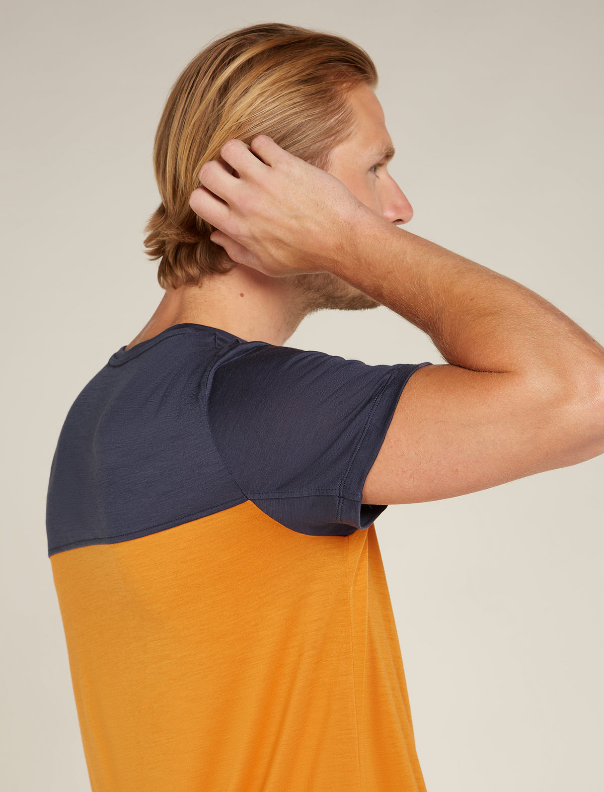Men’s Merino Blend 125 Cool-Lite™ Sphere Short Sleeve T-Shirt Colour Block Ray/Graphite - 5