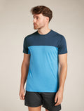Men’s Merino Blend 125 Cool-Lite™ Sphere Short Sleeve T-Shirt Colour Block Arctic/abyss - 1