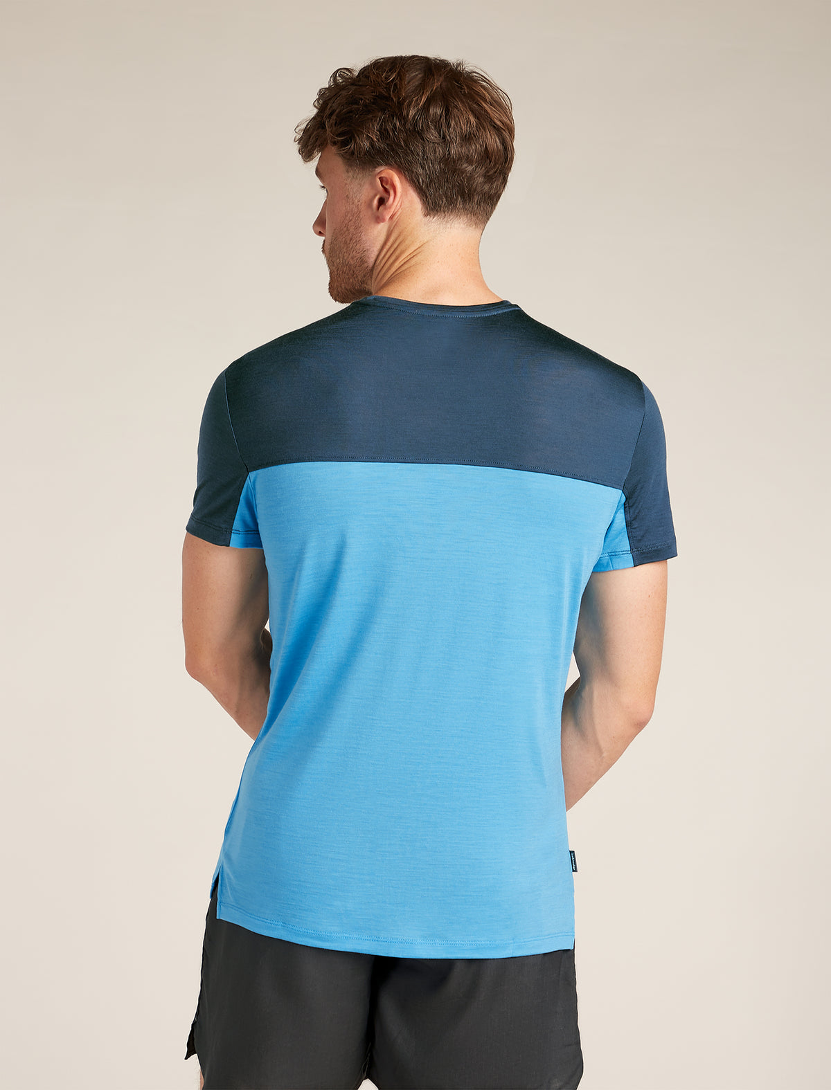 Men’s Merino Blend 125 Cool-Lite™ Sphere Short Sleeve T-Shirt Colour Block Arctic/abyss - 2