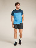 Men’s Merino Blend 125 Cool-Lite™ Sphere Short Sleeve T-Shirt Colour Block Arctic/abyss - 3