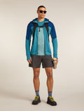 Men’s Merino Blend 125 Cool-Lite™ Sphere Short Sleeve T-Shirt Colour Block Hydro/Topaz - 4