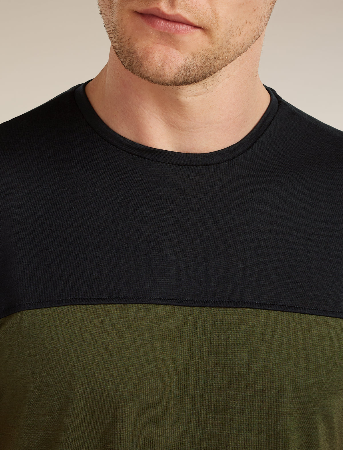 Men’s Merino Blend 125 Cool-Lite™ Sphere Short Sleeve T-Shirt Colour Block Dk loden/Black - 6