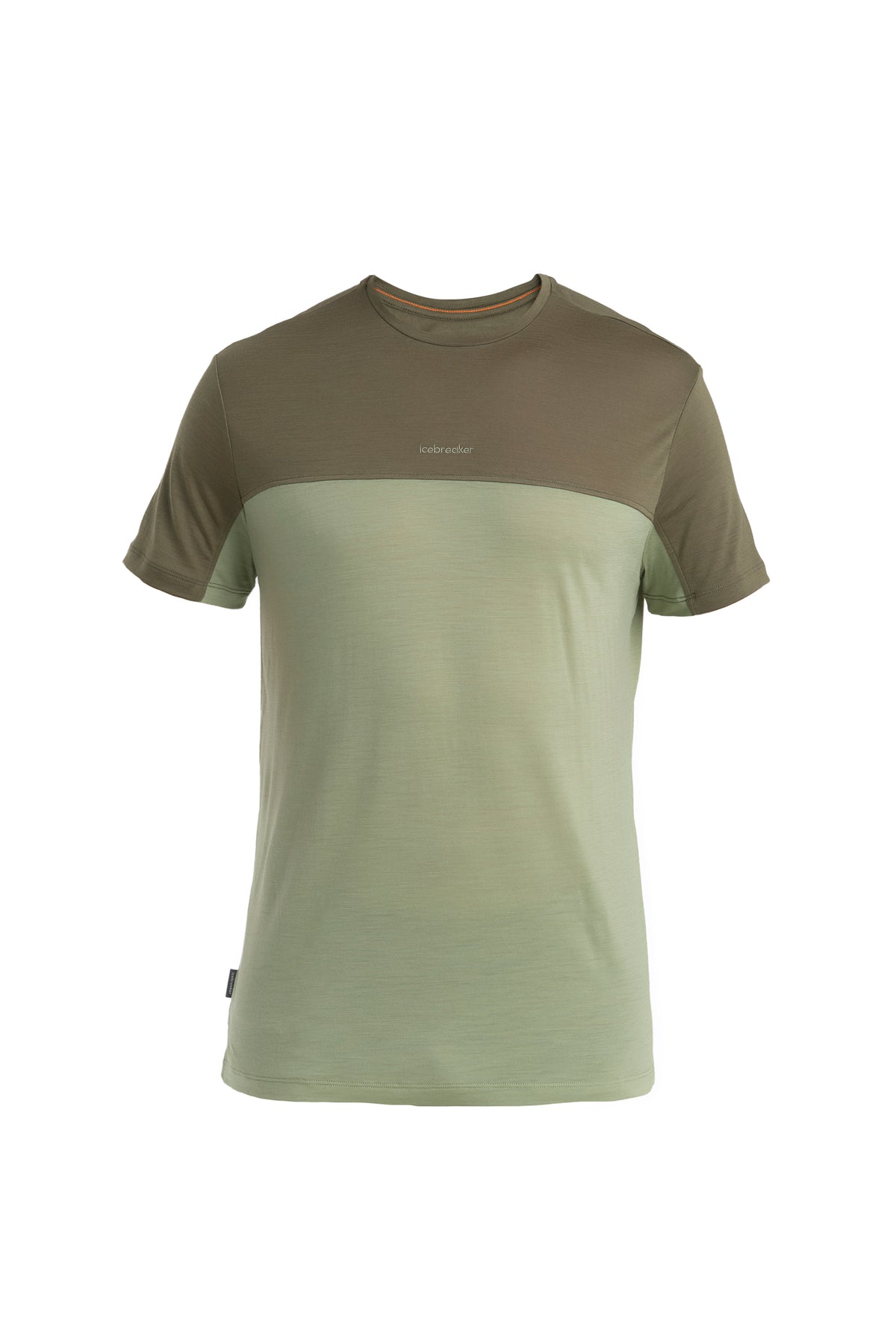 Men’s Merino Blend 125 Cool-Lite™ Sphere Short Sleeve T-Shirt Colour Block Lichen/Loden - 7