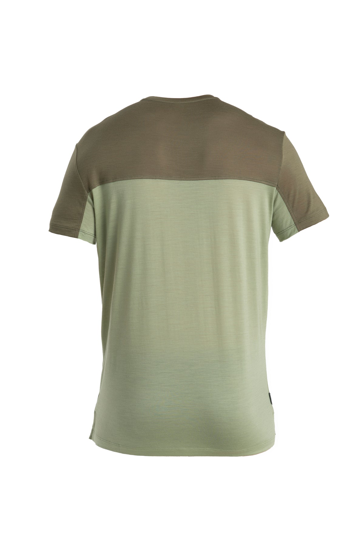Men’s Merino Blend 125 Cool-Lite™ Sphere Short Sleeve T-Shirt Colour Block Lichen/Loden - 8