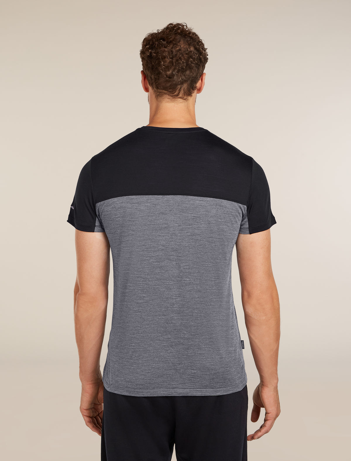 Men’s Merino Blend 125 Cool-Lite™ Sphere Short Sleeve T-Shirt Colour Block Graphite Heather - 2