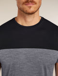 Men’s Merino Blend 125 Cool-Lite™ Sphere Short Sleeve T-Shirt Colour Block Graphite Heather - 5