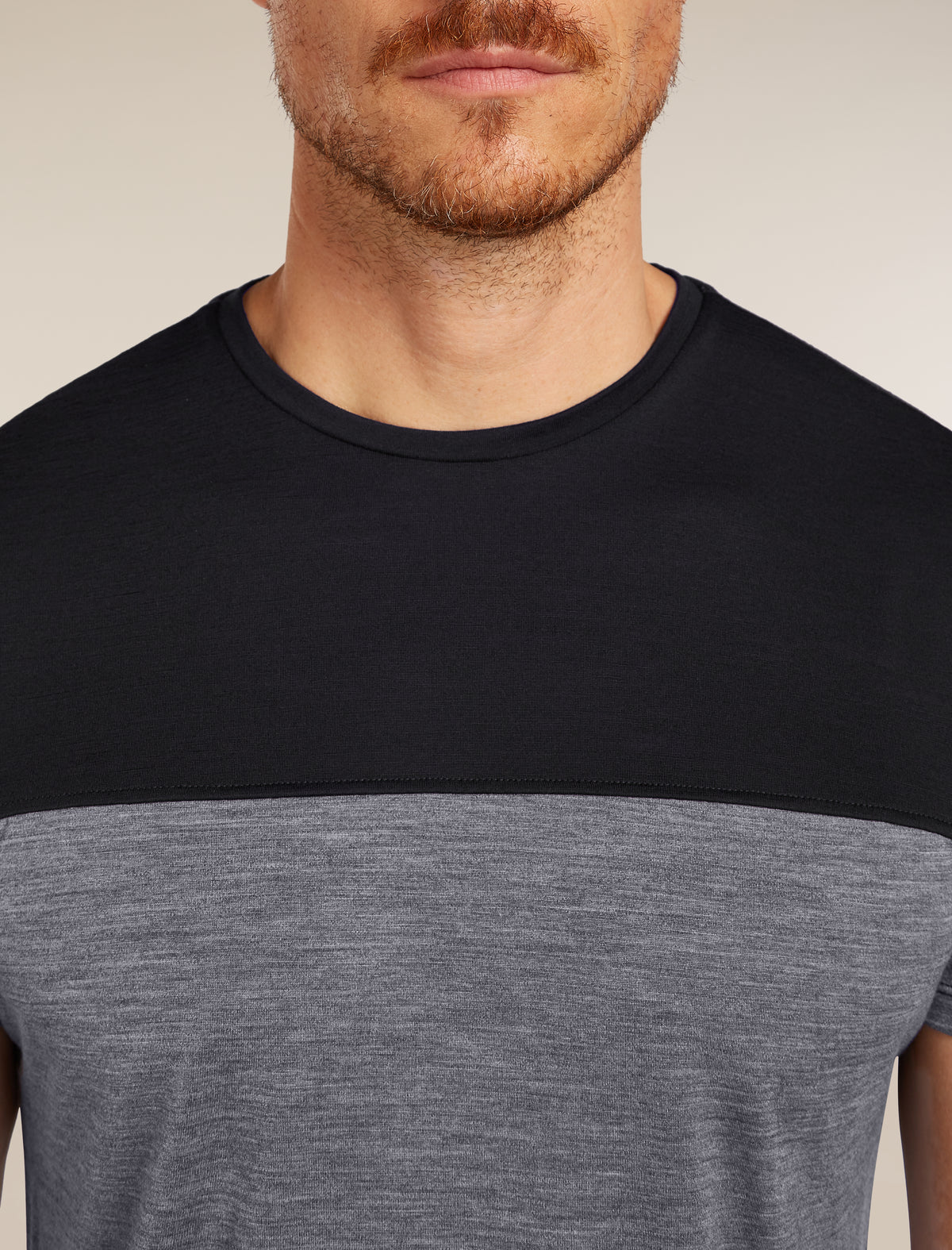Men’s Merino Blend 125 Cool-Lite™ Sphere Short Sleeve T-Shirt Colour Block Graphite Heather - 5