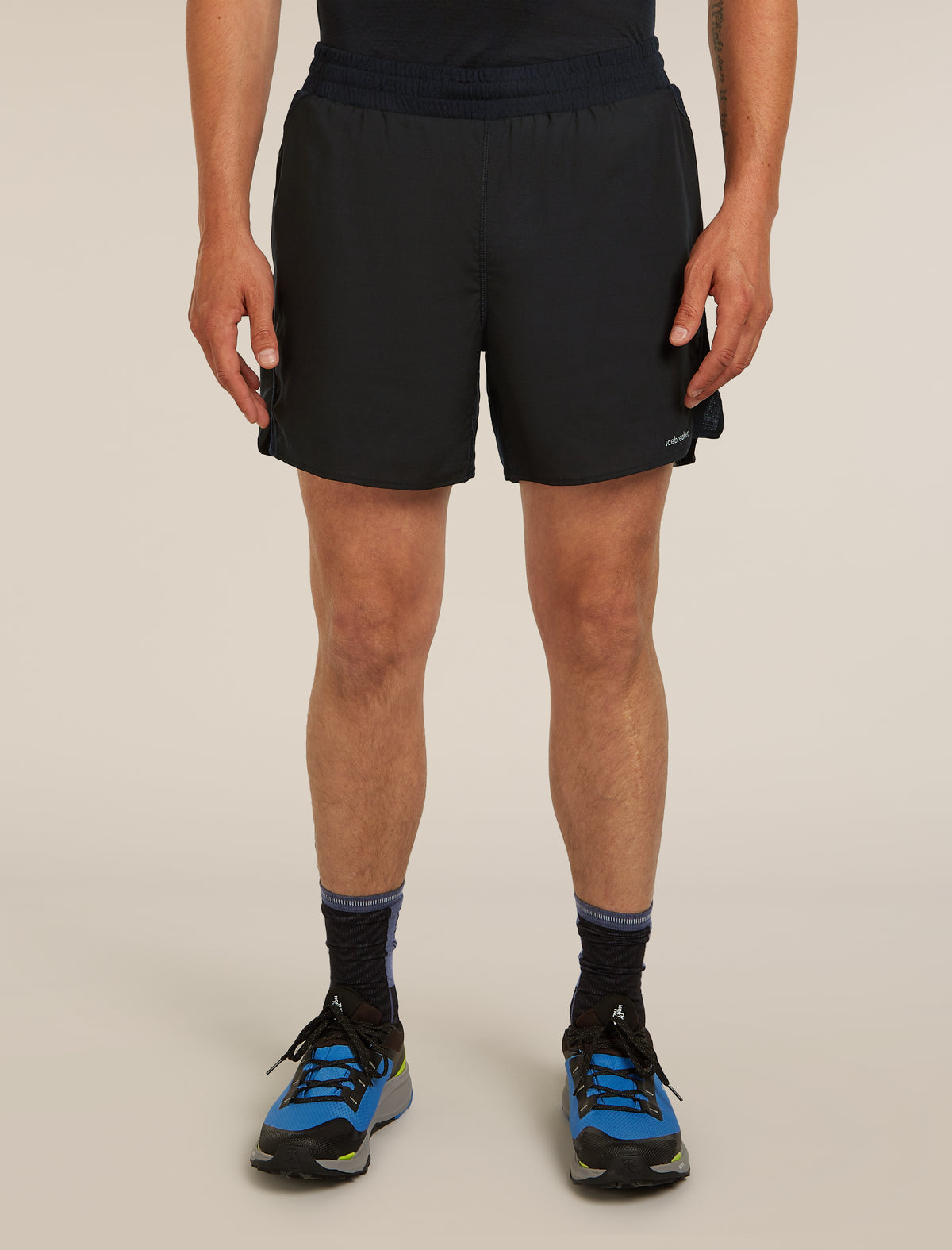 Men’s Merino Blend 125 ZoneKnit™ Speed 6" Shorts Black - 1