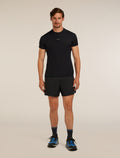 Men’s Merino Blend 125 ZoneKnit™ Speed 6" Shorts Black - 3