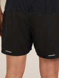 Men’s Merino Blend 125 ZoneKnit™ Speed 6" Shorts Black - 9