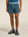 Men’s Merino Blend 125 ZoneKnit™ Speed 6" Shorts Abyss/blue ash - 1