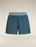 Men’s Merino Blend 125 ZoneKnit™ Speed 6" Shorts Abyss/blue ash - 7