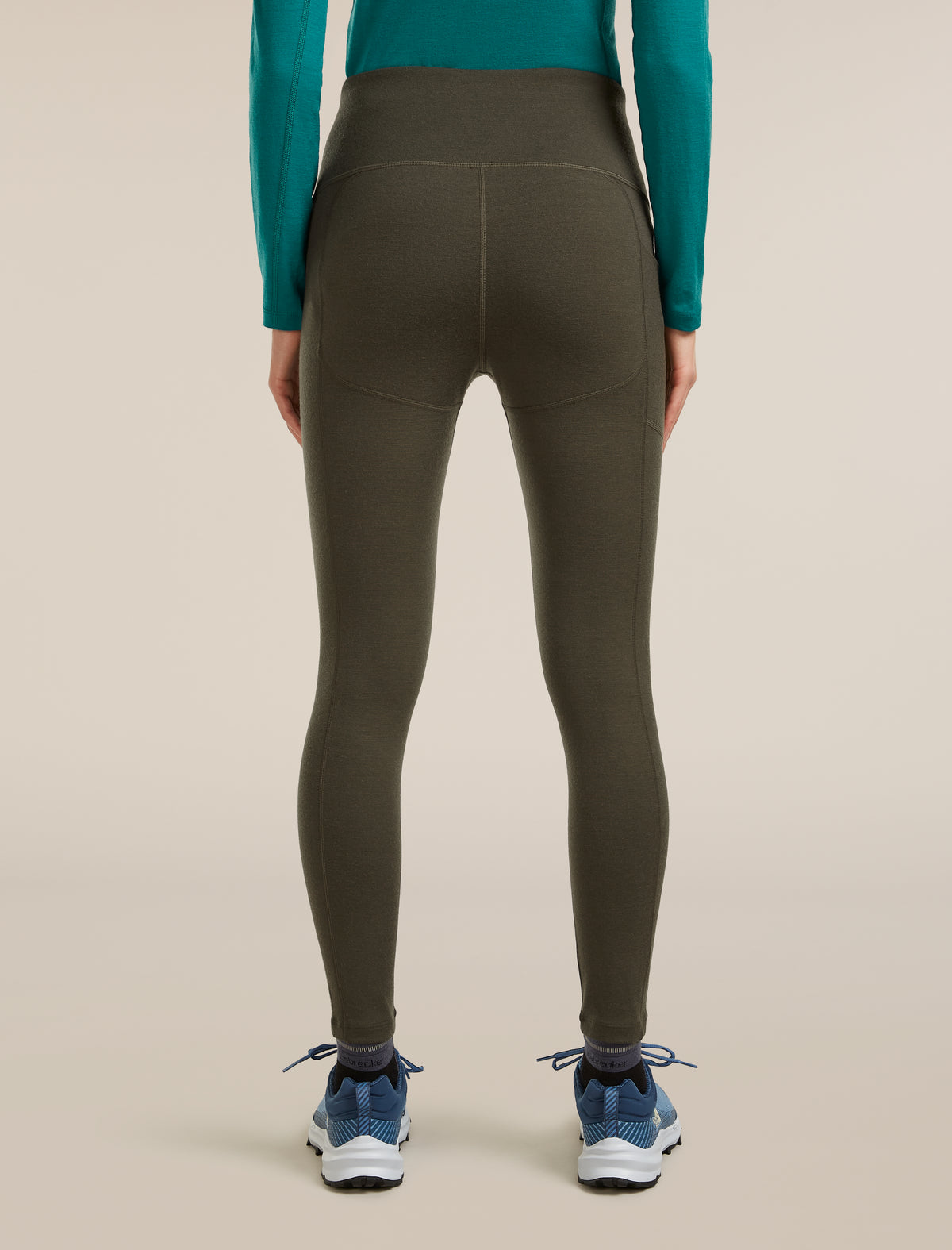 Women’s Merino 260 Fastray 25" High Rise Tights Dk loden - 2