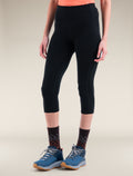 Women’s Merino 260 Fastray 20" High Rise 3/4 Tights Black - 3