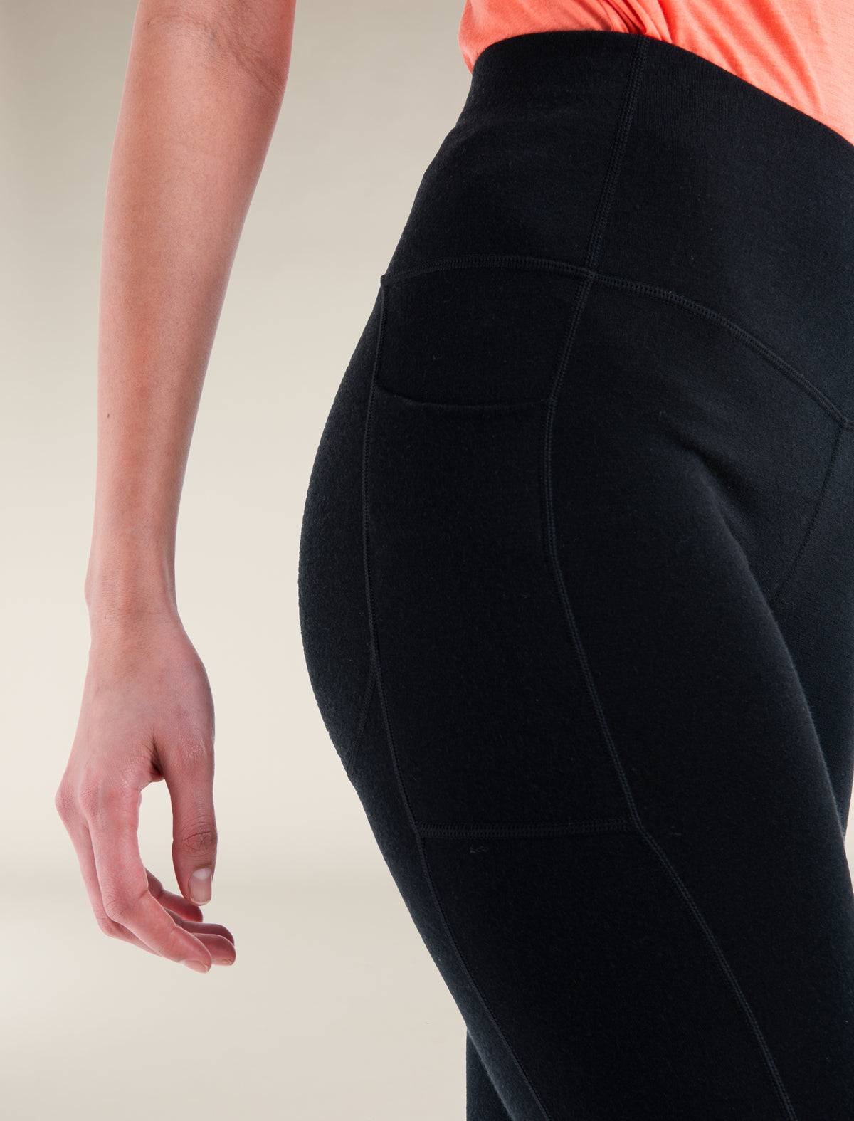 Women’s Merino 260 Fastray 20" High Rise 3/4 Tights Black - 4