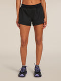 Women’s Merino Blend 125 ZoneKnit™ Speed 3" Shorts Black - 1