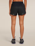Women’s Merino Blend 125 ZoneKnit™ Speed 3" Shorts Black - 2