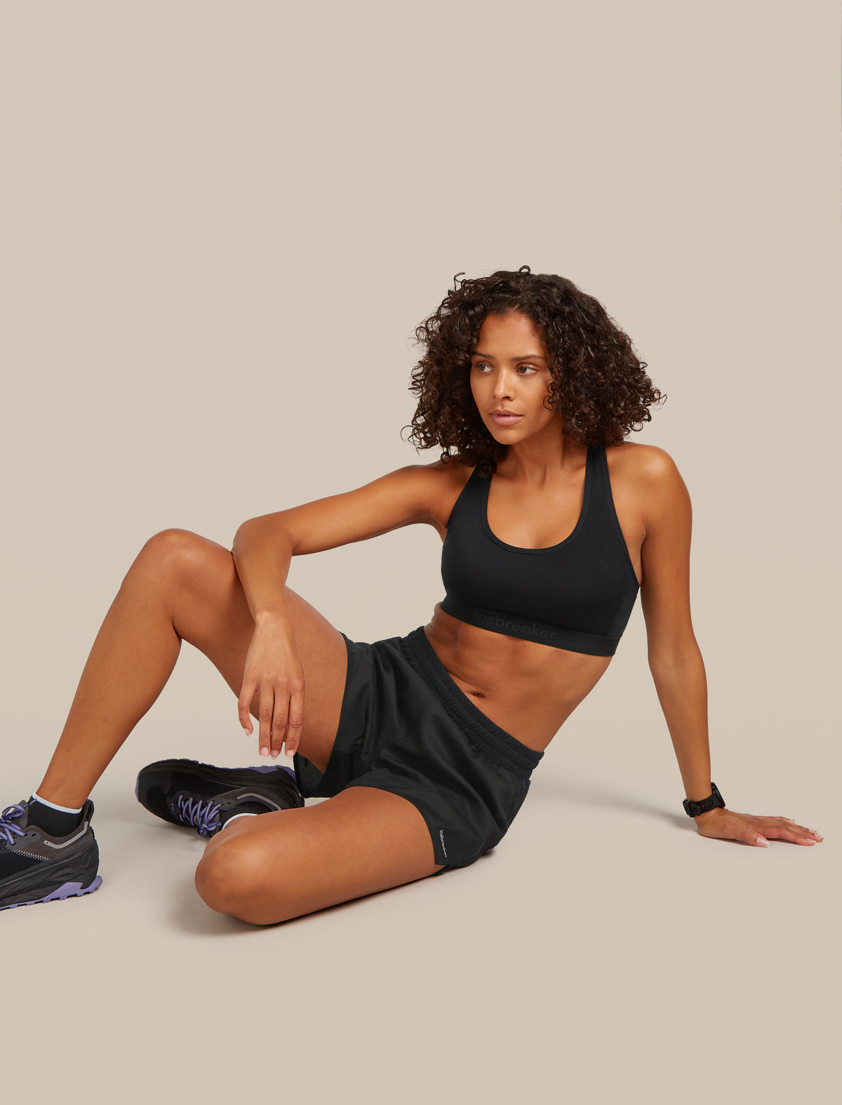 Women’s Merino Blend 125 ZoneKnit™ Speed 3" Shorts Black - 4