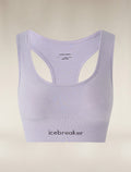 Women’s Merino Blend 260 ZoneKnit™ Seamless Bra Grey quartz - 1