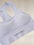 Women’s Merino Blend 260 ZoneKnit™ Seamless Bra Grey quartz - 3