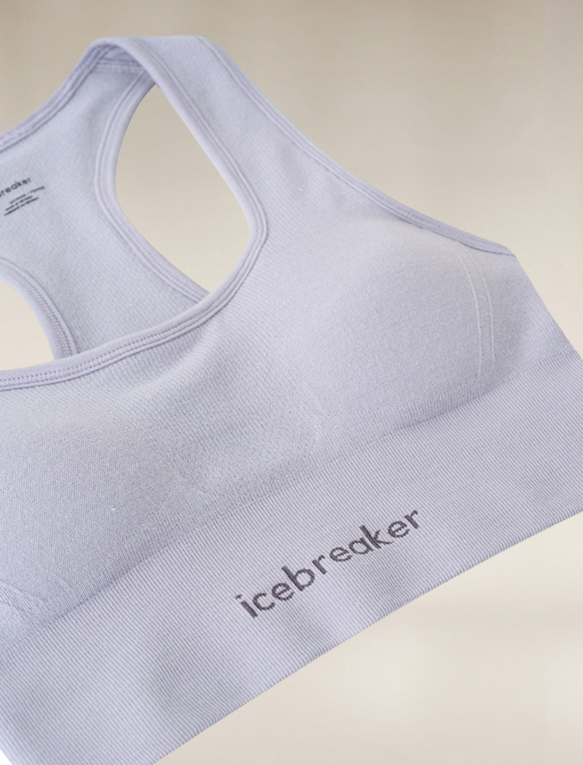 Women’s Merino Blend 260 ZoneKnit™ Seamless Bra Grey quartz - 3