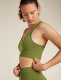 Women’s Merino Blend 260 ZoneKnit™ Seamless Bra Sphagnum - 9