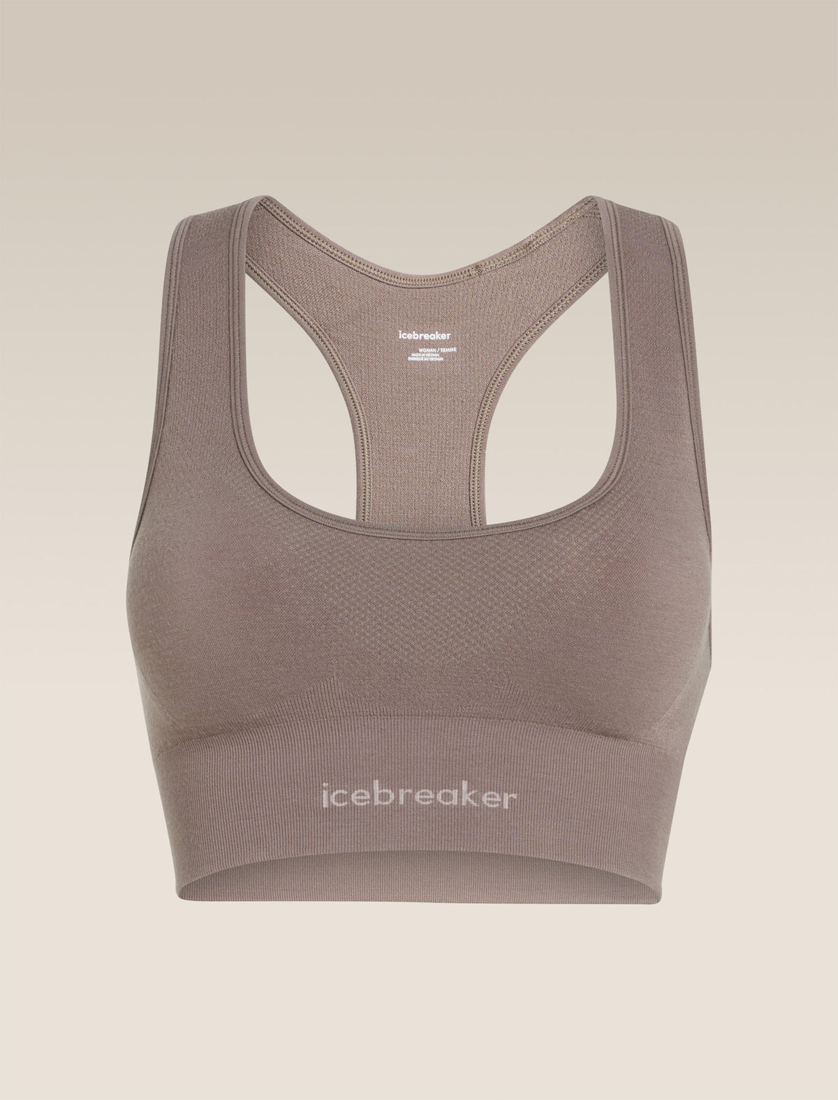 Women’s Merino Blend 260 Zoneknit™ Seamless Bra Porcini - 6