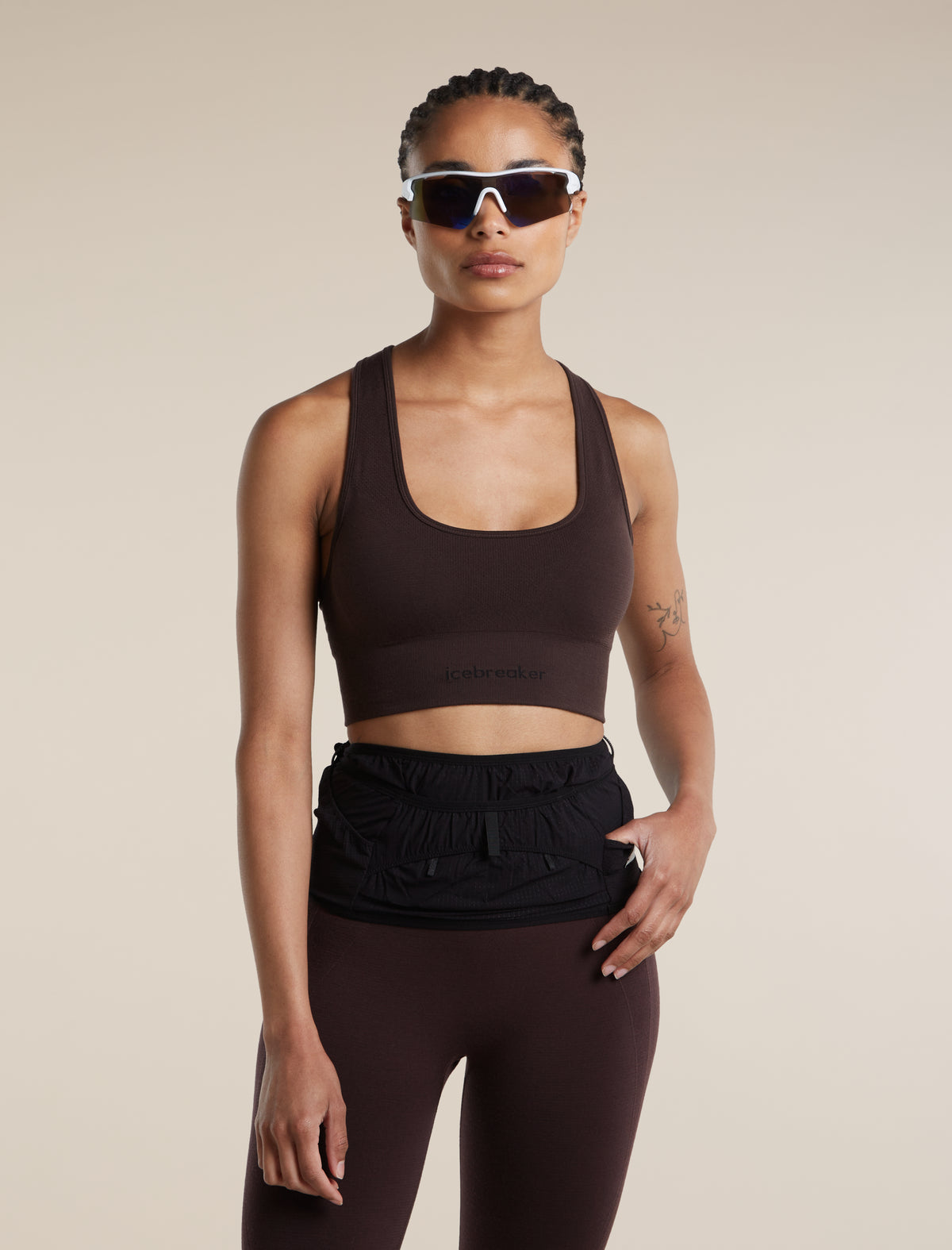 Women’s Merino Blend 260 ZoneKnit™ Seamless Bra Bittersweet - 10
