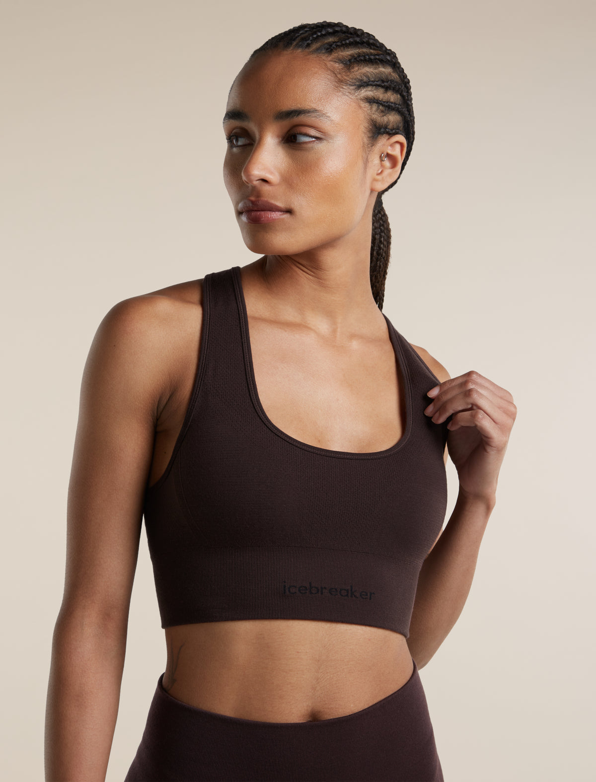 Women’s Merino Blend 260 ZoneKnit™ Seamless Bra Bittersweet - 4
