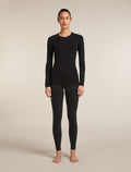 Women’s Merino Blend 260 ZoneKnit™ Seamless 25" Tights Black - 3