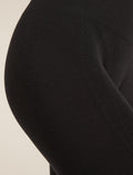 Women’s Merino Blend 260 ZoneKnit™ Seamless 25" Tights Black - 7