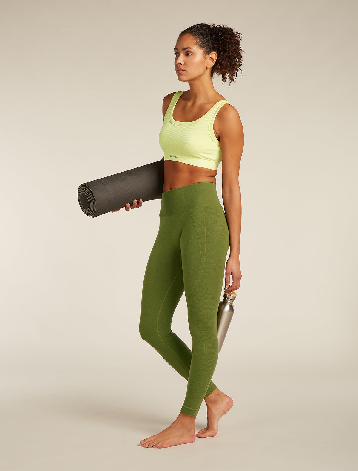 Women’s Merino Blend 260 ZoneKnit™ Seamless 25" Tights Sphagnum - 4