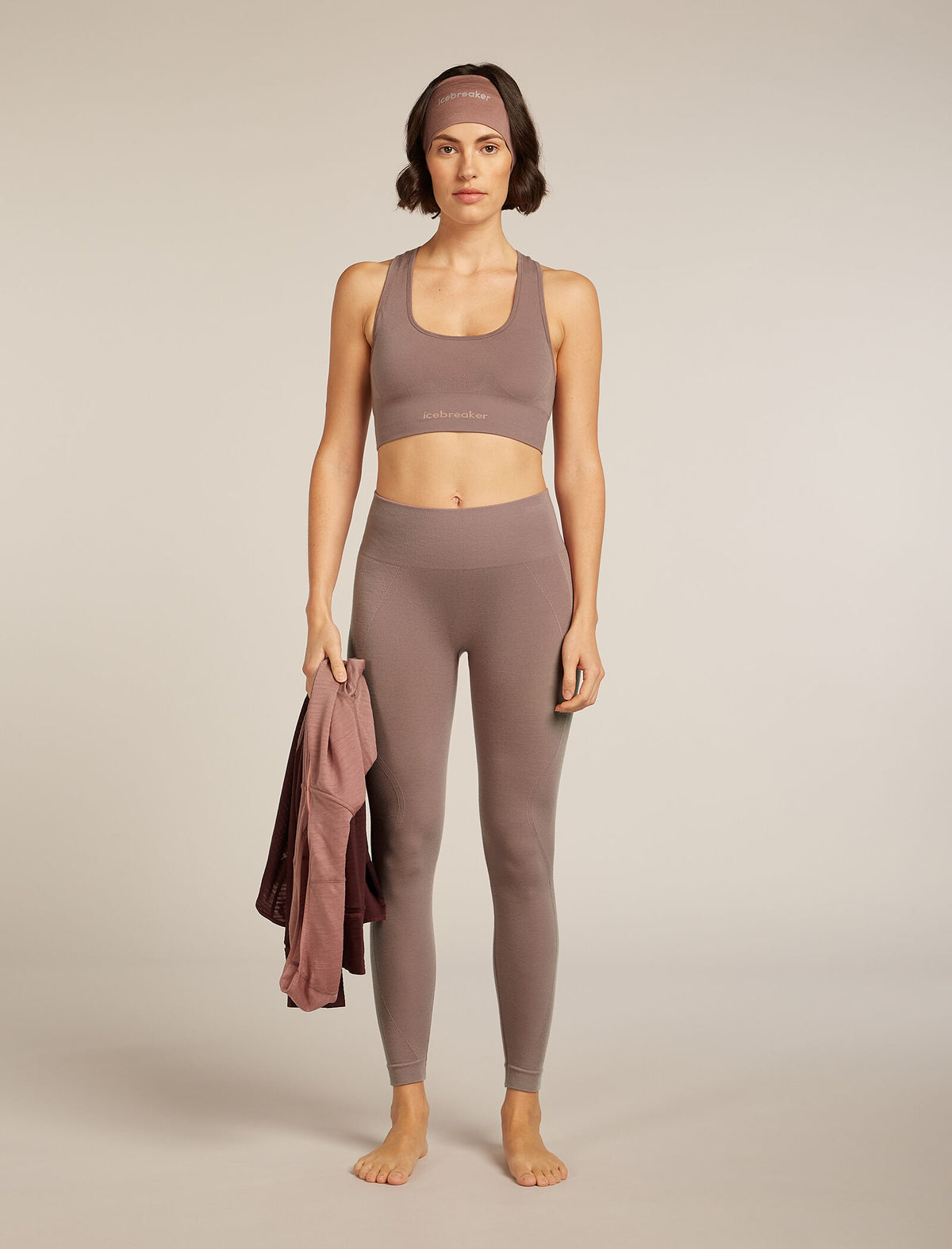 Women’s Merino Blend 260 ZoneKnit™ Seamless 25" Tights Summit - 4