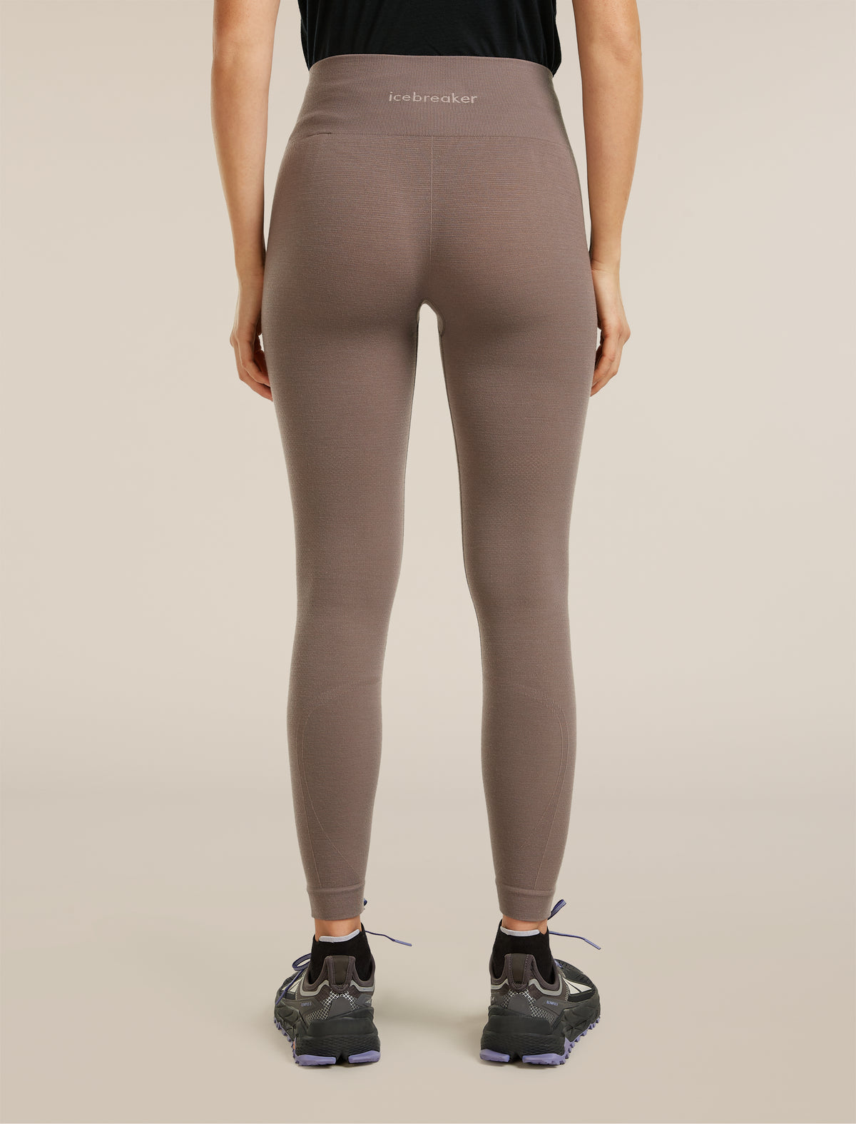 Women’s Merino Blend 260 Zoneknit™ Seamless 25" Tights Porcini - 2