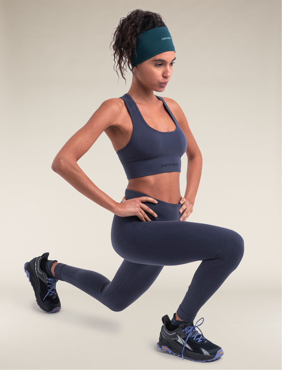 Women’s Merino Blend 260 ZoneKnit™ Seamless 25" Tights Graphite - 7