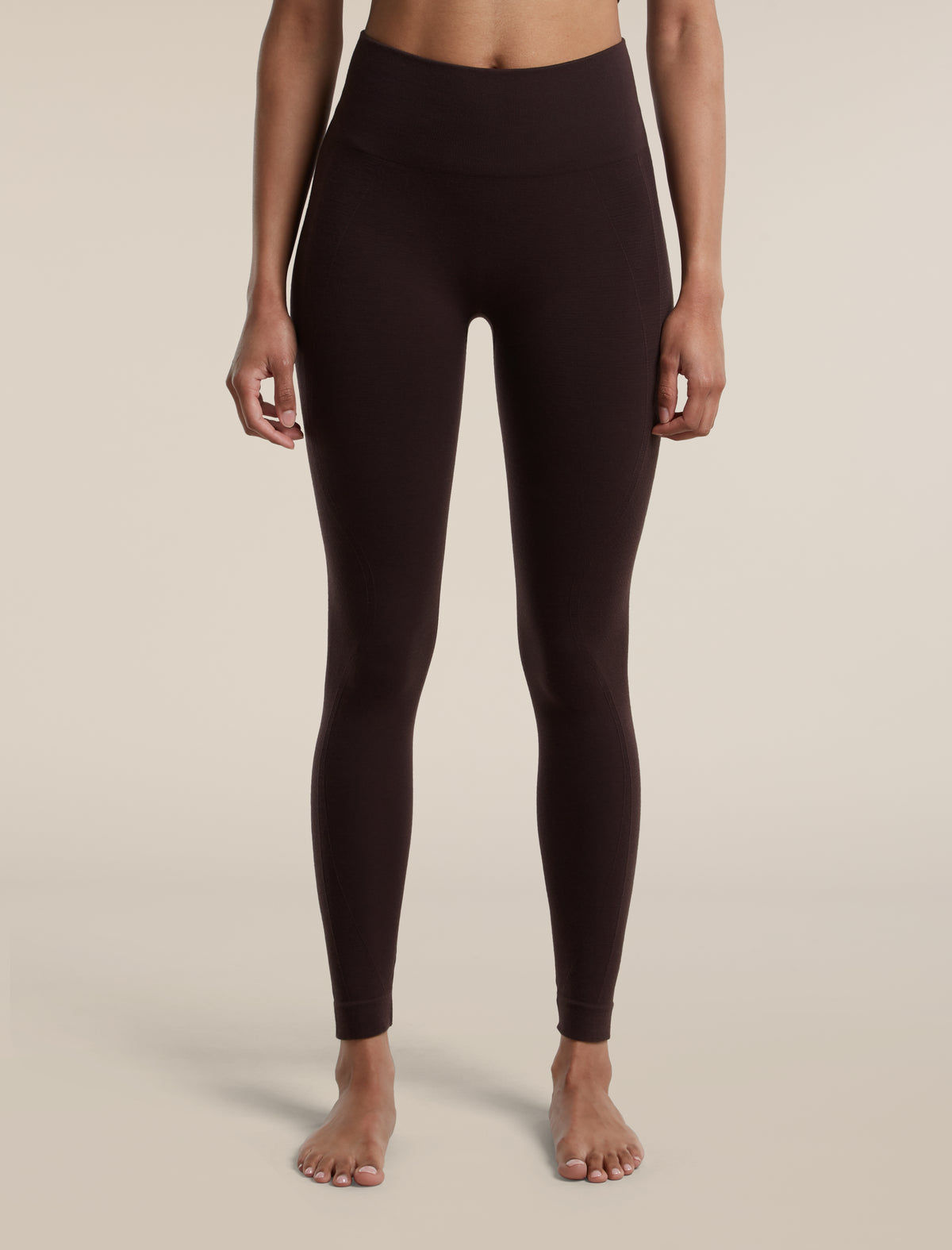 Women’s Merino Blend 260 ZoneKnit™ Seamless 25" Tights Bittersweet - 1