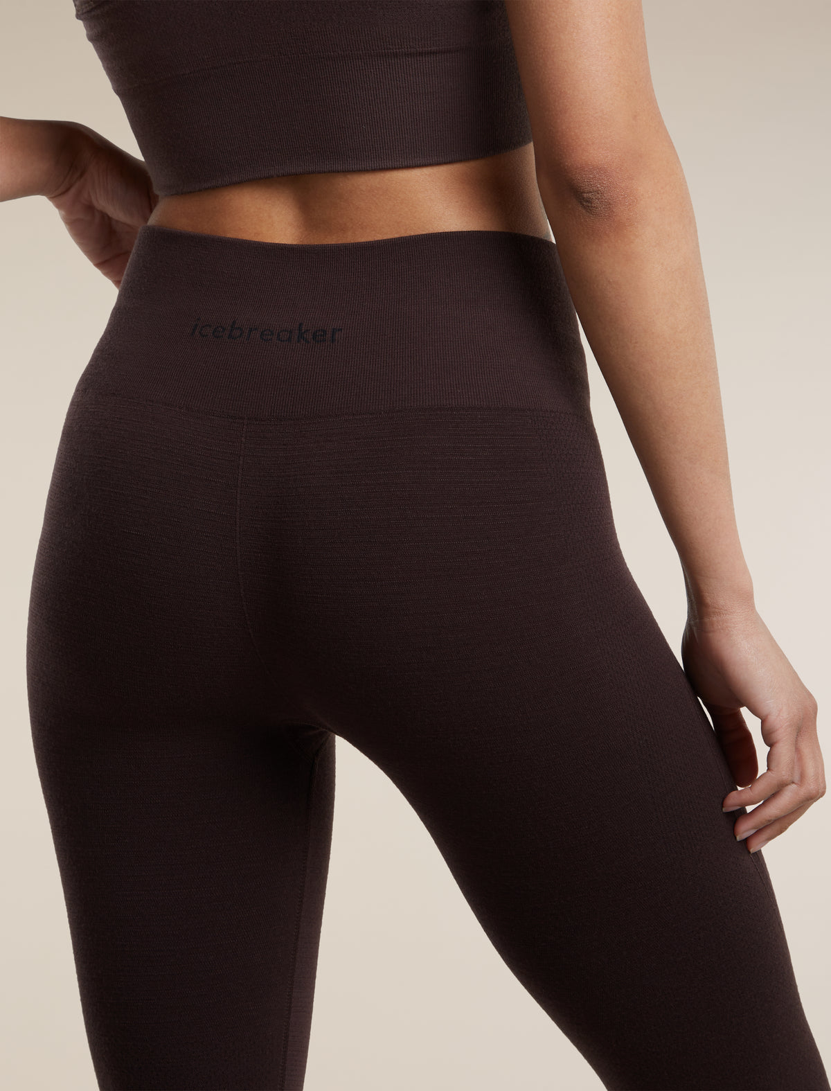 Women’s Merino Blend 260 ZoneKnit™ Seamless 25" Tights Bittersweet - 7
