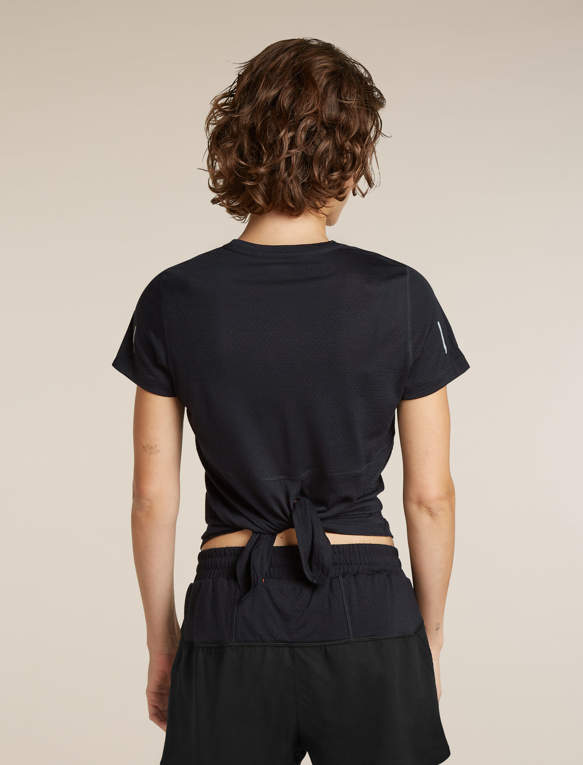 Women’s Merino Blend 125 Cool-Lite™ Speed Short Sleeve Slit Back T-Shirt Black - 9