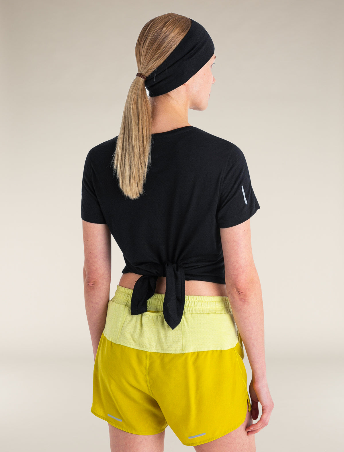 Women’s Merino Blend 125 Cool-Lite™ Speed Short Sleeve Slit Back T-Shirt Black - 2