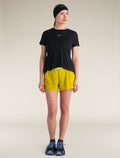 Women’s Merino Blend 125 Cool-Lite™ Speed Short Sleeve Slit Back T-Shirt Black - 3
