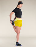 Women’s Merino Blend 125 Cool-Lite™ Speed Short Sleeve Slit Back T-Shirt Black - 4