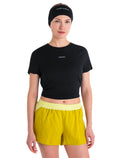 Women’s Merino Blend 125 Cool-Lite™ Speed Short Sleeve Slit Back T-Shirt Black - 5