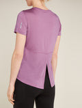 Women’s Merino Blend 125 Cool-Lite™ Speed Short Sleeve Slit Back T-Shirt Deco - 7