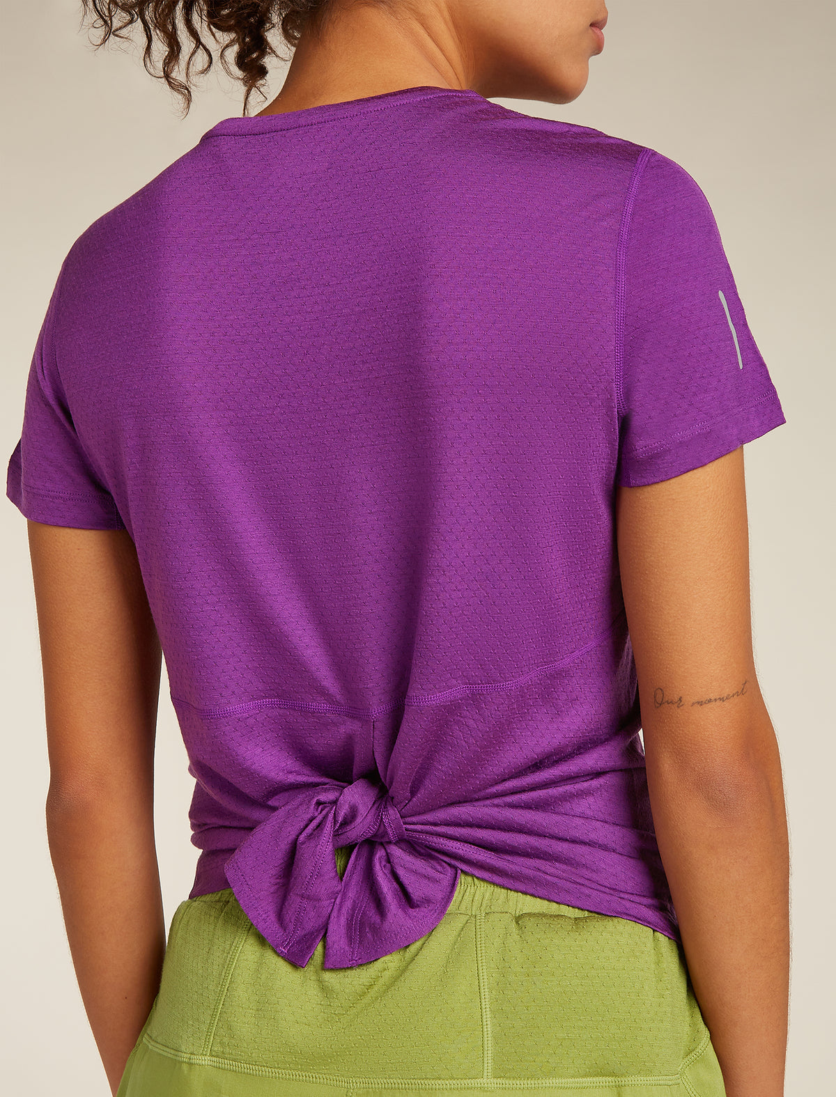 Women’s Merino Blend 125 Cool-Lite™ Speed Short Sleeve Slit Back T-Shirt Passion - 7