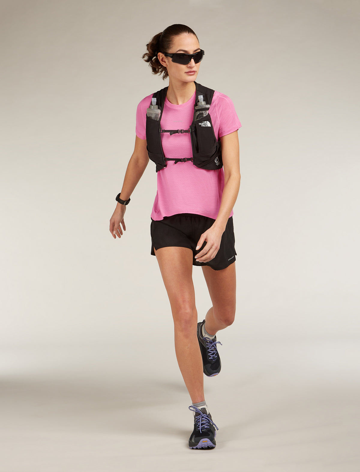 Women’s Merino Blend 125 Cool-Lite™ Speed Short Sleeve Slit Back T-Shirt Pop - 4